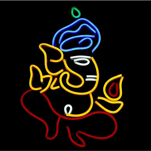 Neonwale Handcrafted Ganesha Neon Light - Neonwale