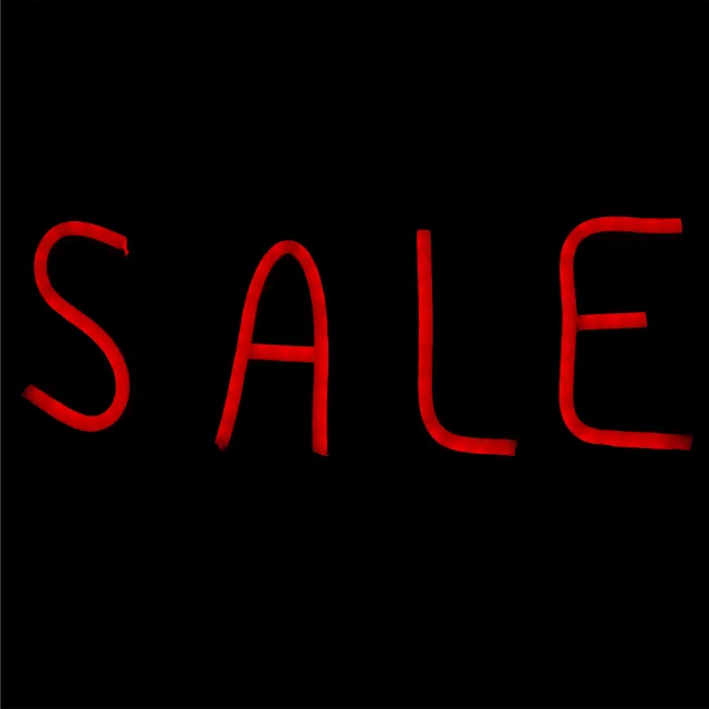 NEONWALE Handcrafted SALE (Red) Neon Sign - Neonwale