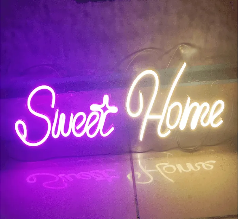 Sweet Home Neon Signs - Custom Designs | Home Decor - Neonwale
