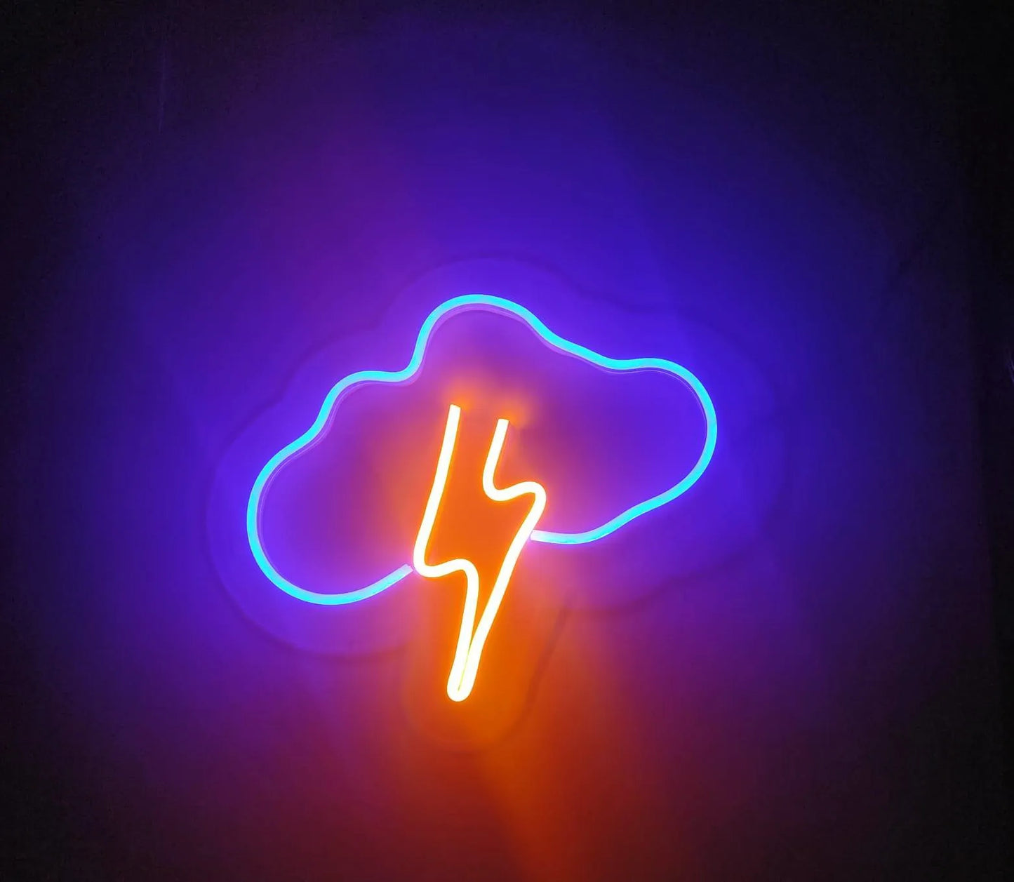 Thunder Cloud Neon Signs - Unique Designs at Neonwale.in - Neonwale