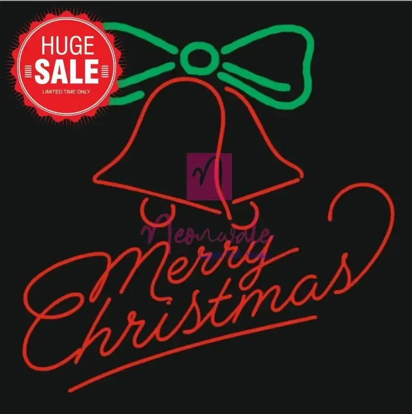 christmas-neon-sign-jingle-bells-holiday-decor-20-inches-red-lights-636 - Neonwale