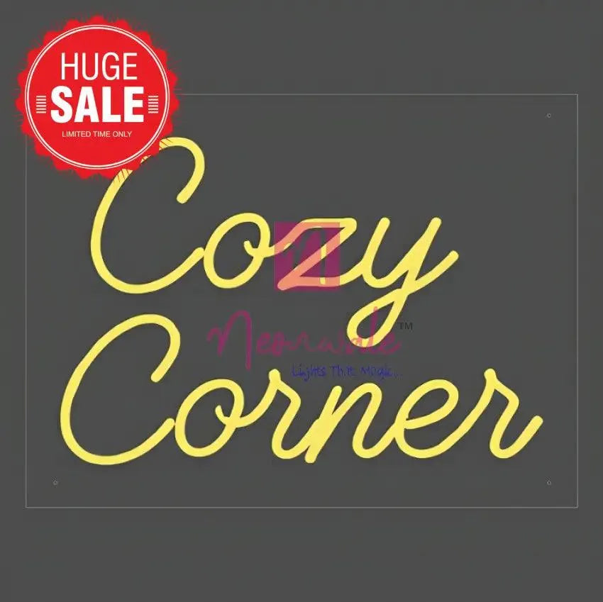 Cozy Corner Neon Sign - Handcrafted LED Light for Your Space - Neonwale