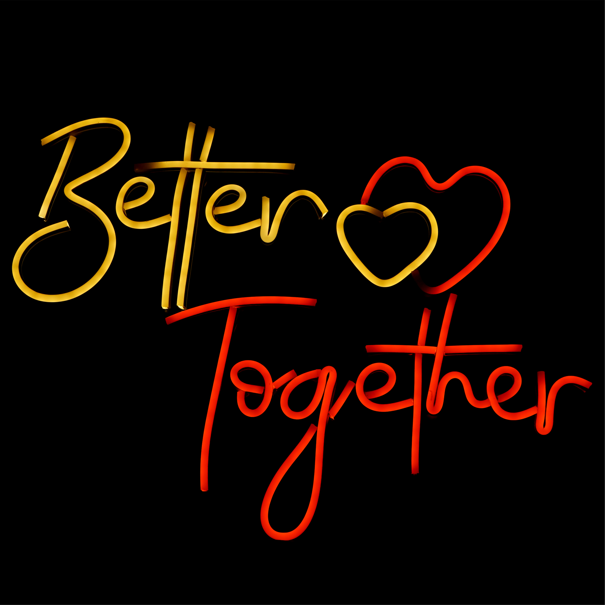 Better Together Neon Signs Customisable