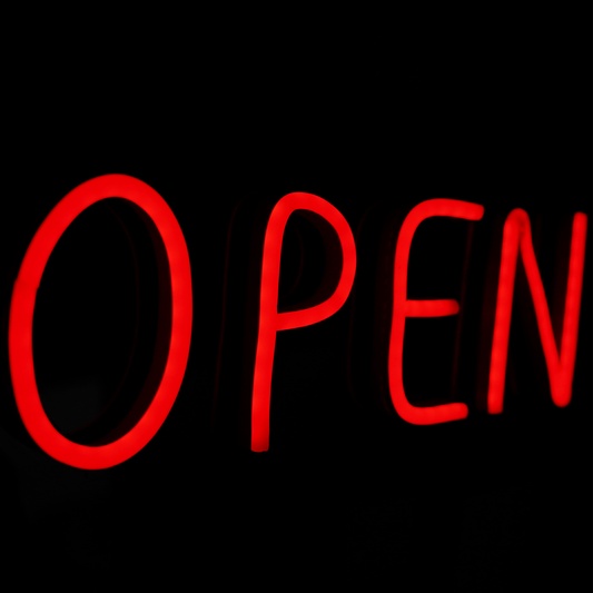 Open Neon Signs Customizable